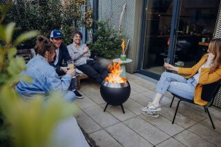MOON 45 Feuerkorb mit niedrigem Fuß