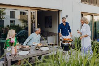 MOON 45 Plancha-Grillset hoch