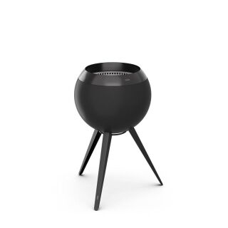 MOON 45 all black Feuerkorb mit hohem Fuß