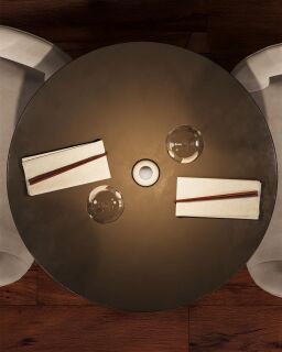 Villeroy & Boch Elba RC Akku LED Tischleuchte graphit gebürstet