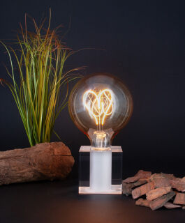 Sompex Cubic Tischleuchte transparent