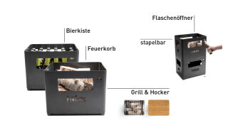 BEER BOX Feuerkorb
