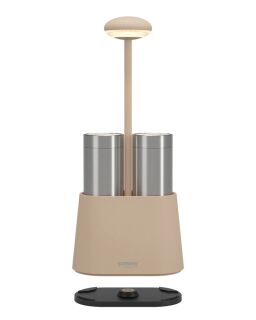 Sompex Heureca Akku-Tischleuchte sand