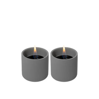 Tenderflame Breeze 8 Grey Ceramic 2er Set