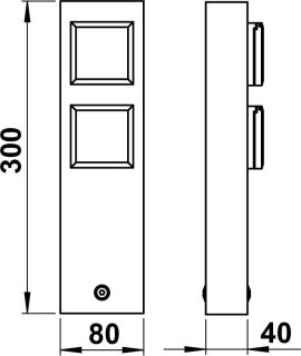 Albert Steckdosensäule Typ 4400