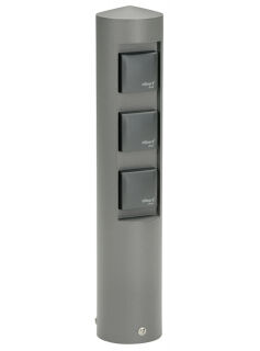 Albert Steckdosensäule Typ 2102 anthrazit