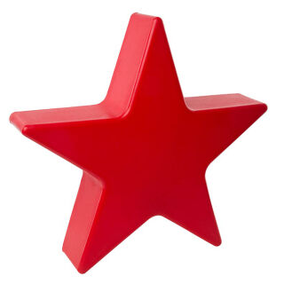 8 Seasons Design Dekoleuchte Shining Star 100 cm rot