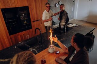 SPIN air 1200 Tischfeuer sand