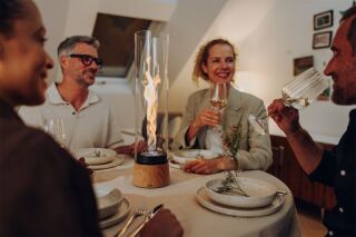 SPIN air 1200 Tischfeuer Eiche