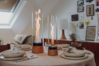 SPIN air 900 Tischfeuer Eiche