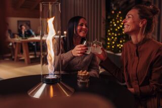 SPIN X 1200 Tischfeuer silber