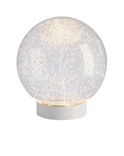 Sompex Dekoleuchte Glamor Bauble 18cm weiß