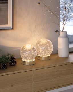 Sompex Dekoleuchte Glamor Bauble 13cm gold