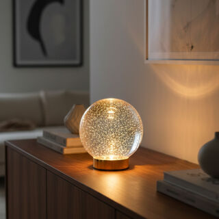 Sompex Dekoleuchte Glamor Bauble 18cm gold