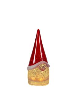 Sompex Dekoleuchte Glamor Gnome 22cm rot