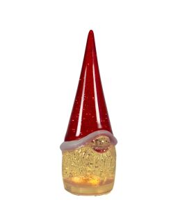 Sompex Dekoleuchte Glamor Gnome 28cm rot