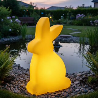 8 Seasons Design Shining Rabbit 70 cm gelb