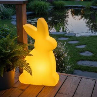 8 Seasons Design Shining Rabbit 70 cm gelb