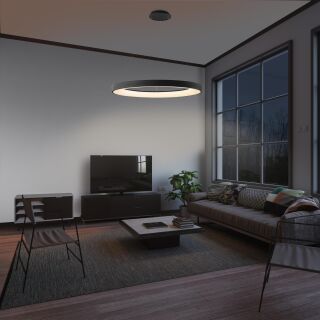 Mantra Niseko II Pendelleuchte LED Holzoptik 90cm