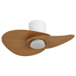 Mantra Nenufar Deckenventilator LED weiß-holz