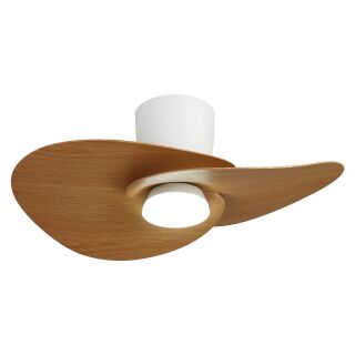 Mantra Nenufar Deckenventilator LED weiß-holz
