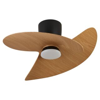 Mantra Ona Deckenventilator LED schwarz-holz