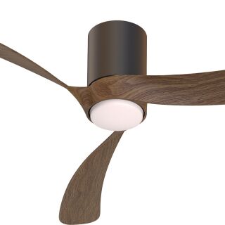 Mantra Nemo II L Deckenventilator LED schwarz-walnuss