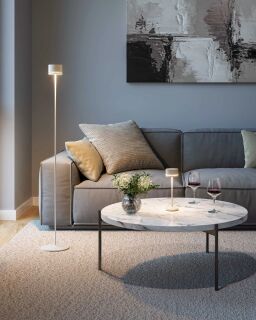 Leonardo Monza Akku LED Stehleuchte sand