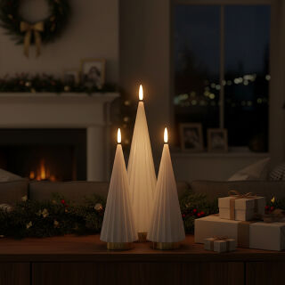 Boreal LED Kerze weiß