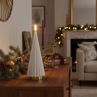 Boreal LED Kerze weiß