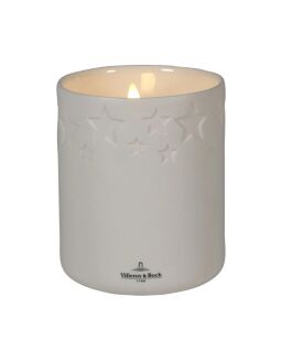 Villeroy & Boch Salzburg LED Porzellankerze Ø 8,5 cm