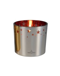 Villeroy & Boch Zurich LED Glaskerze silber