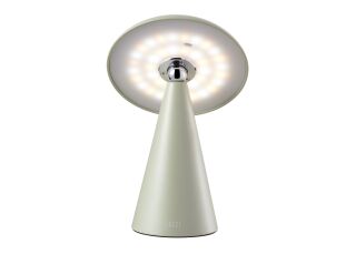 Kinoko XS Akku LED Tisch- und Wandleuchte matt jadegrün