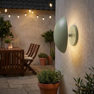 Kinoko XS Akku LED Tisch- und Wandeuchte matt jadegrün