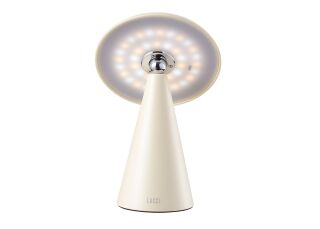 Kinoko XS Akku LED Tisch- und Wandleuchte matt creme