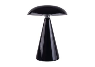 Kinoko XS Akku LED Tisch- und Wandleuchte hochglanz schwarz