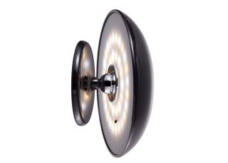 Kinoko XS Akku LED Tisch- und Wandleuchte hochglanz schwarz