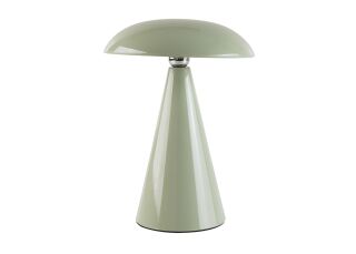 Kinoko XS Akku LED Tisch- und Wandleuchte hochglanz jadegrün