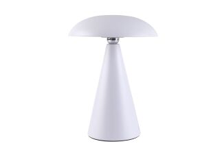 Kinoko II Akku LED Tisch- und Wandeuchte matt weiß