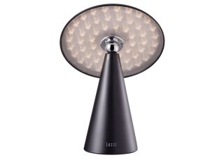 Kinoko II Akku LED Tisch- und Wandeuchte matt schwarz