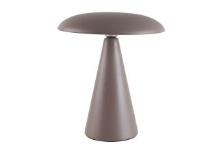 Kinoko II Akku LED Tisch- und Wandeuchte matt hellbraun