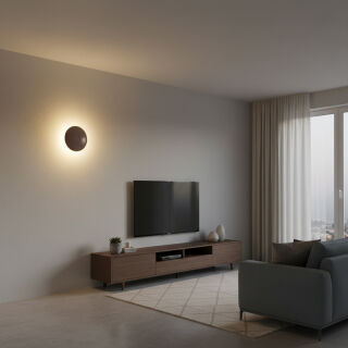 Kinoko II Akku LED Tisch- und Wandleuchte matt creme