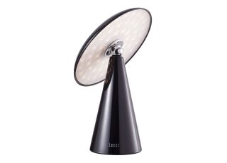 Kinoko II Akku LED Tisch- und Wandleuchte hochglanz schwarz