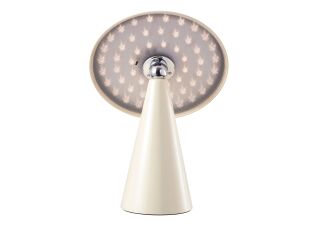 Kinoko II Akku LED Tisch- und Wandeuchte hochglanz creme