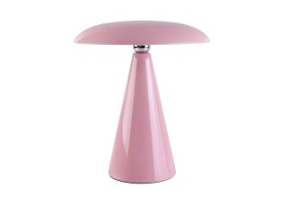 Kinoko II Akku LED Tisch- und Wandleuchte hochglanz pink