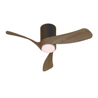 Mantra Nemo II XS Deckenventilator LED schwarz-walnuss