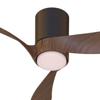 Mantra Nemo II XS Deckenventilator LED schwarz-walnuss