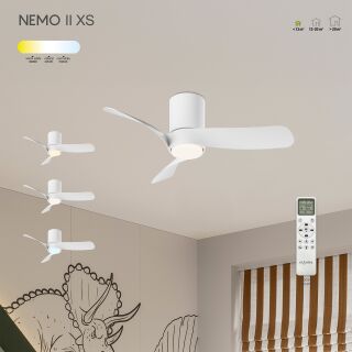 Mantra Nemo II XS Deckenventilator LED weiß