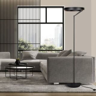 Steinhauer Mykty Stehleuchte schwarz 170 cm