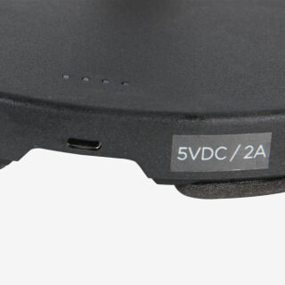 Steinhauer Soleil Akku LED Stehleuchte schwarz-gold